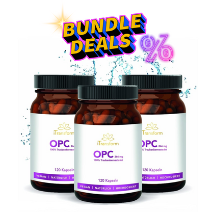 <transcy>OPC 200mg economy set, vegan, 360 capsules, 180 daily rations</transcy>