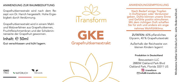 GKE - Grapefruitkernextrakt vegan 🌱50ml