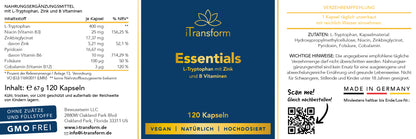 Essentials vegan Set 🌱🌙💤 4 Monatsration Schlaf gut und habe mehr Energie 2er SET 240 Kapseln