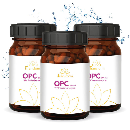 <transcy>Kit économique OPC 200 mg, végétalien, 360 capsules, 180 rations quotidiennes</transcy>